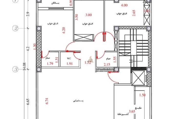  پیش فروش  آپارتمان 147 متری  در بابل 
