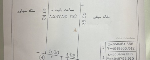 فروش زمین 247 متری در بابل